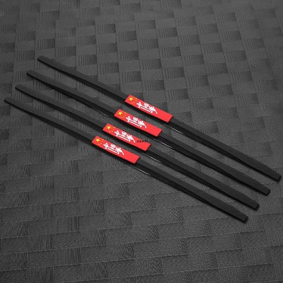 Qapı və bamper qoruyucu zolaqlar, Car Door Anti-Collision Strip - 4-strips-chinese-dream-black-4-strips