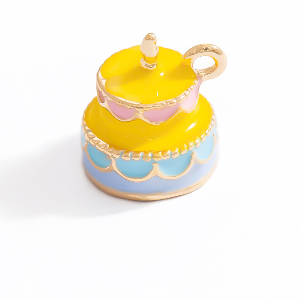 3g Weight 0.03µm Gold Plating Thickness Electroplating Gold Plating Process Pendant Jewelry Making Type KC Golden Plated Plating Material 1 Piece Quantity Alloy Material Heart Shape, Gift Box Pattern Cute Style Enamel, Plating Craft 1 Piece Alloy Heart Shape Gift Box Pendant 4