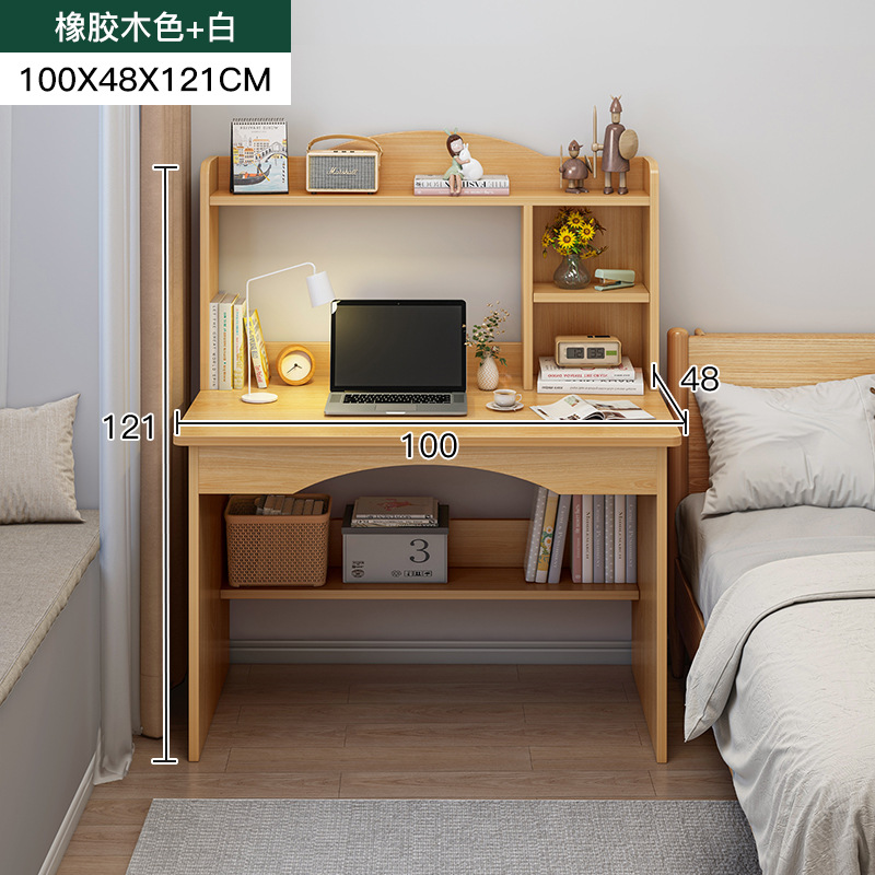 Escritorio de la computadora escritorio simple Escritorio de aprendizaje actualización mayor escritorio en casa dormitorio simple moderno escritorio estantería combinación