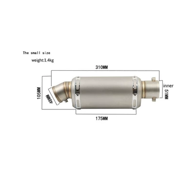 Exhaust pipe: Modified Triangular Exhaust Pipe