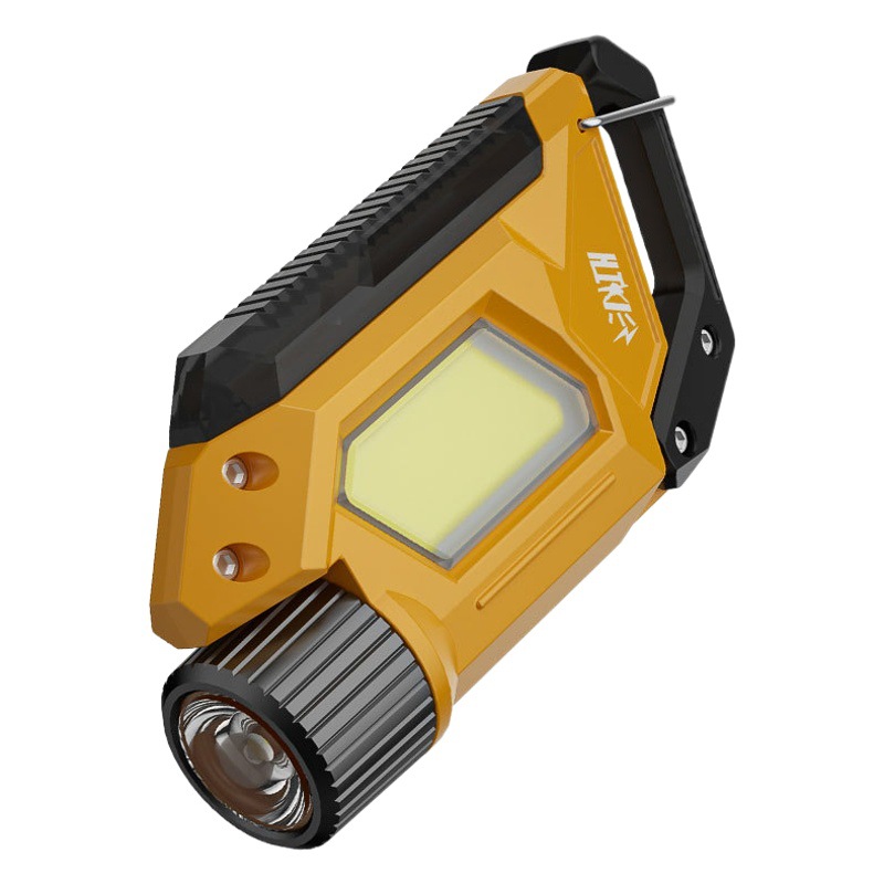 Transfronterizo nuevo llavero recargable al aire libre luz mini linterna portátil multifuncional luz de trabajo Revisión del coche