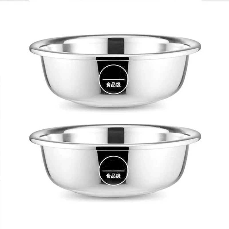 pot для кухни из нержавеющей стали пищевого класса, для мытья яиц и овощей, чаша для выпечки, большая чана барахтанная для супа