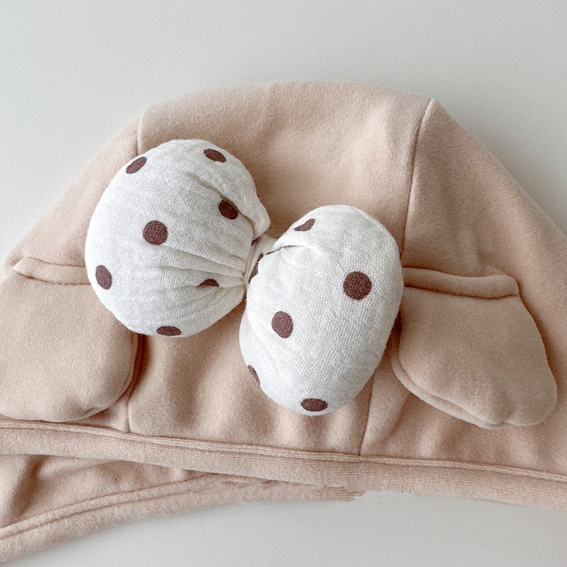Sombreros para bebés otoño-invierno gorras para oídos lindas princesas arco bebé gorras para mujeres gorras para bebés pequeños