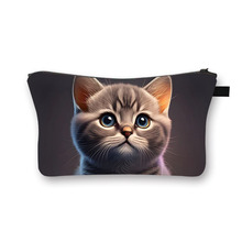 新款猫猫小学生便携收纳包包儿童卡通洗漱包时尚化妆包跨境批发热