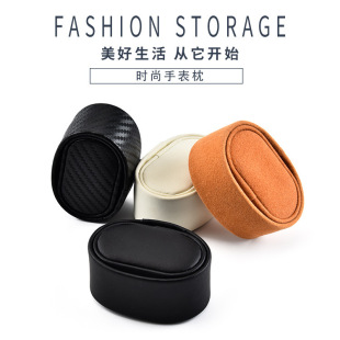 Wholesale mini small pillow PU watch pillow plastic embryo table pillow jewelry automatic watch shaker carbon fiber small pillow