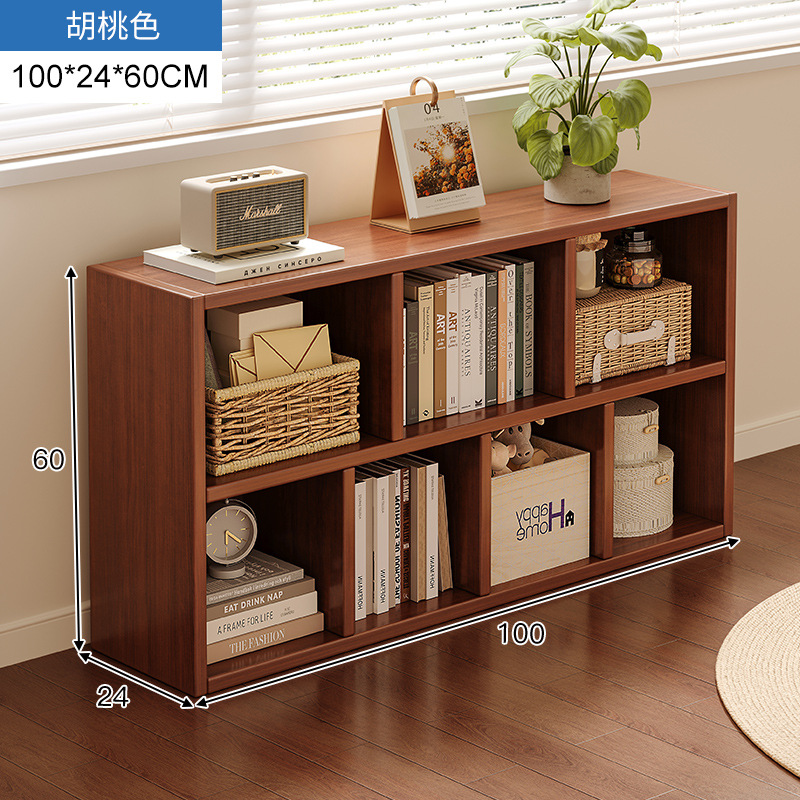 【업그레이드된 두께】다크 월넛 100*24*60CM