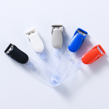 工作证夹子证件夹胸牌夹扣胸卡夹子厂牌夹护士夹塑料价签套金属夹