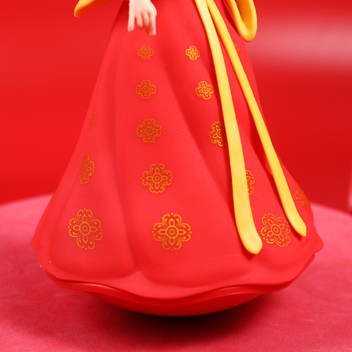 Daxianda Boudoir Lady Figurine, Creative Home Decor Doll, Handmade Souvenir from Xi'an
