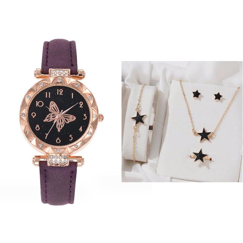 80g Weight Ordinary Glass Mirror Material Flannel bag Strap Material Watch Classification Pointer Display Type Buckle Buckle Style Round Dial Shape Daily, Street Occasion Quartz Movement Butterfly Pattern Women's Gender Casual Style Casual Butterfly Buckle Quartz Women's Watches 24