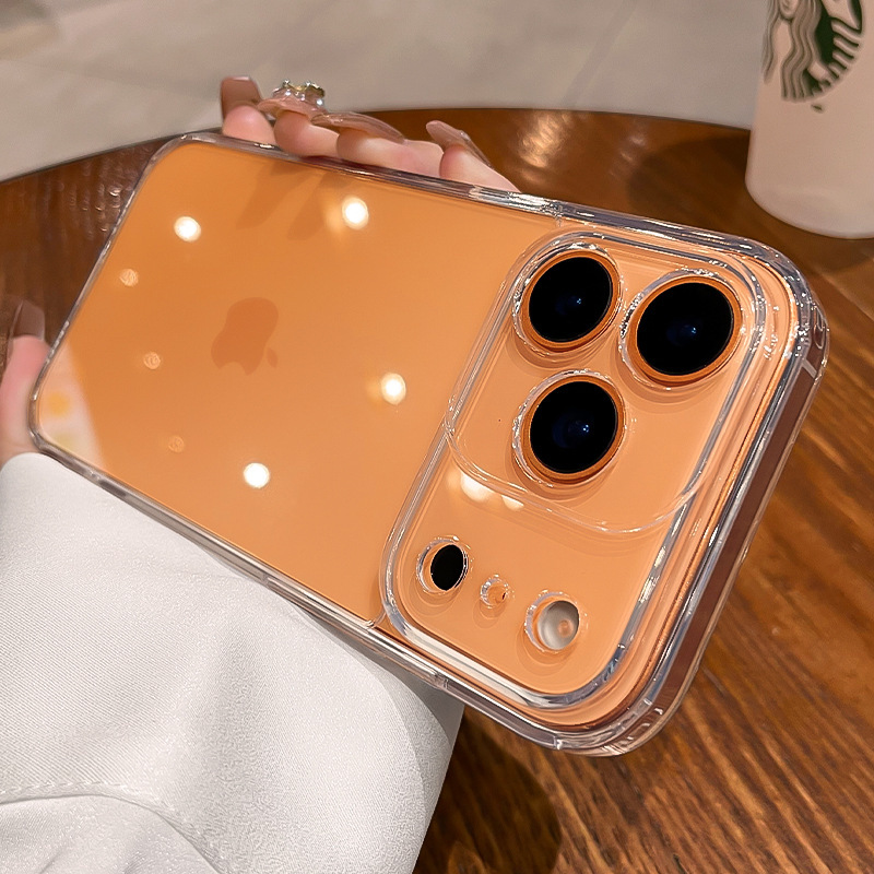 超薄冰透新款适用iphone17手机壳苹果17promax保护套16透明软壳15|undefined