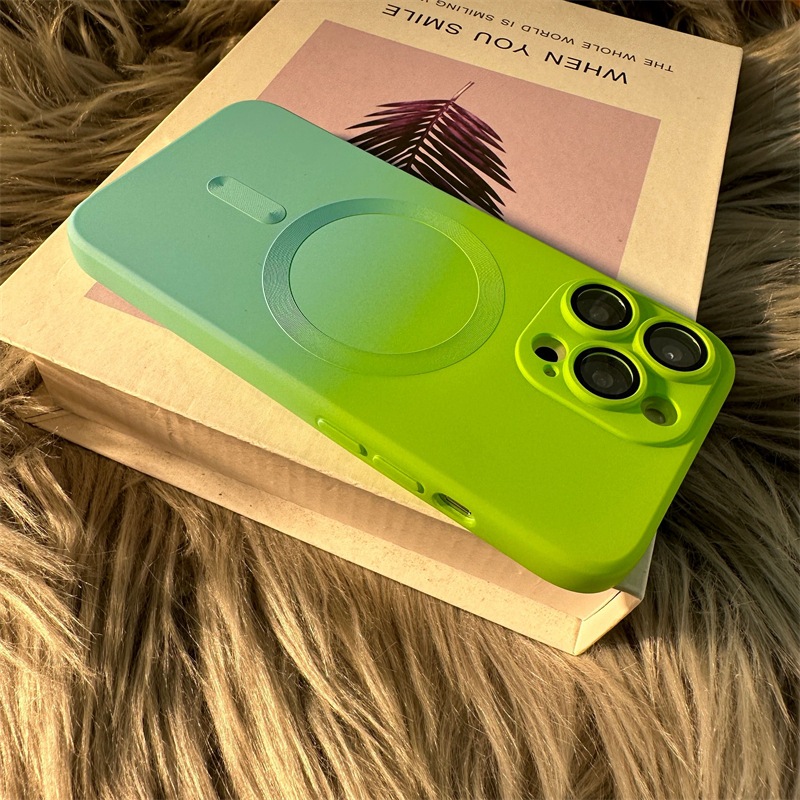 Silica Gel Material Business Retro Gradient Color Silica Gel   Phone Cases