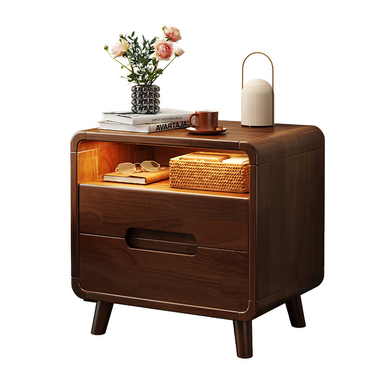 Cabecera de cama de madera sólida, cabecera de cama de dormitorio doméstico, armario de almacenamiento pequeño, armario de madera, cabecera de cama de aire