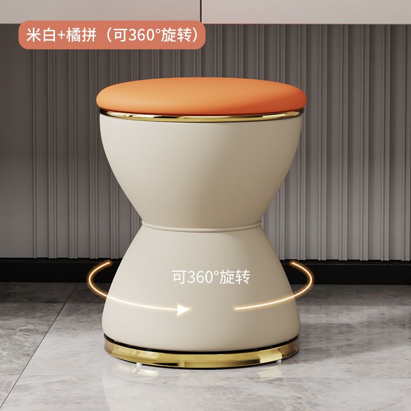 轻奢化妆凳卧室梳妆凳现代简约小户型家用梳妆台椅子高级感美甲凳|undefined