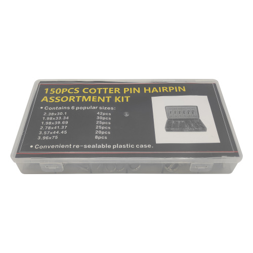 150PC corrugated cotter pin factory direct supply fastener R type cotter pin pin R type cotter pin
