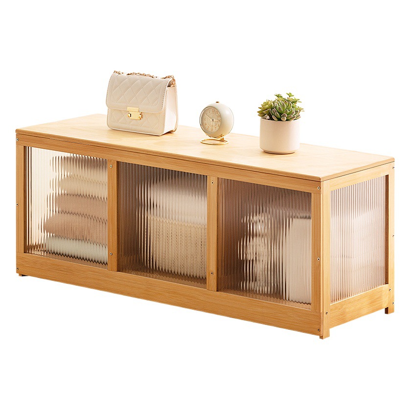 Floor-To-Ceiling Bay Window Cabinet, Can Be Used as a Seating Area, Storage Cabinet, Indoor Balcony Cabinet, Floor Cabinet, Long Cabinet, Tatami Storage Cabinet, Window-Side Cabinet