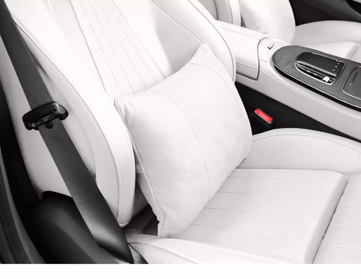 Car headrest s-class same seat back pillow car pillow waist neck pillow advanced new imitation suede