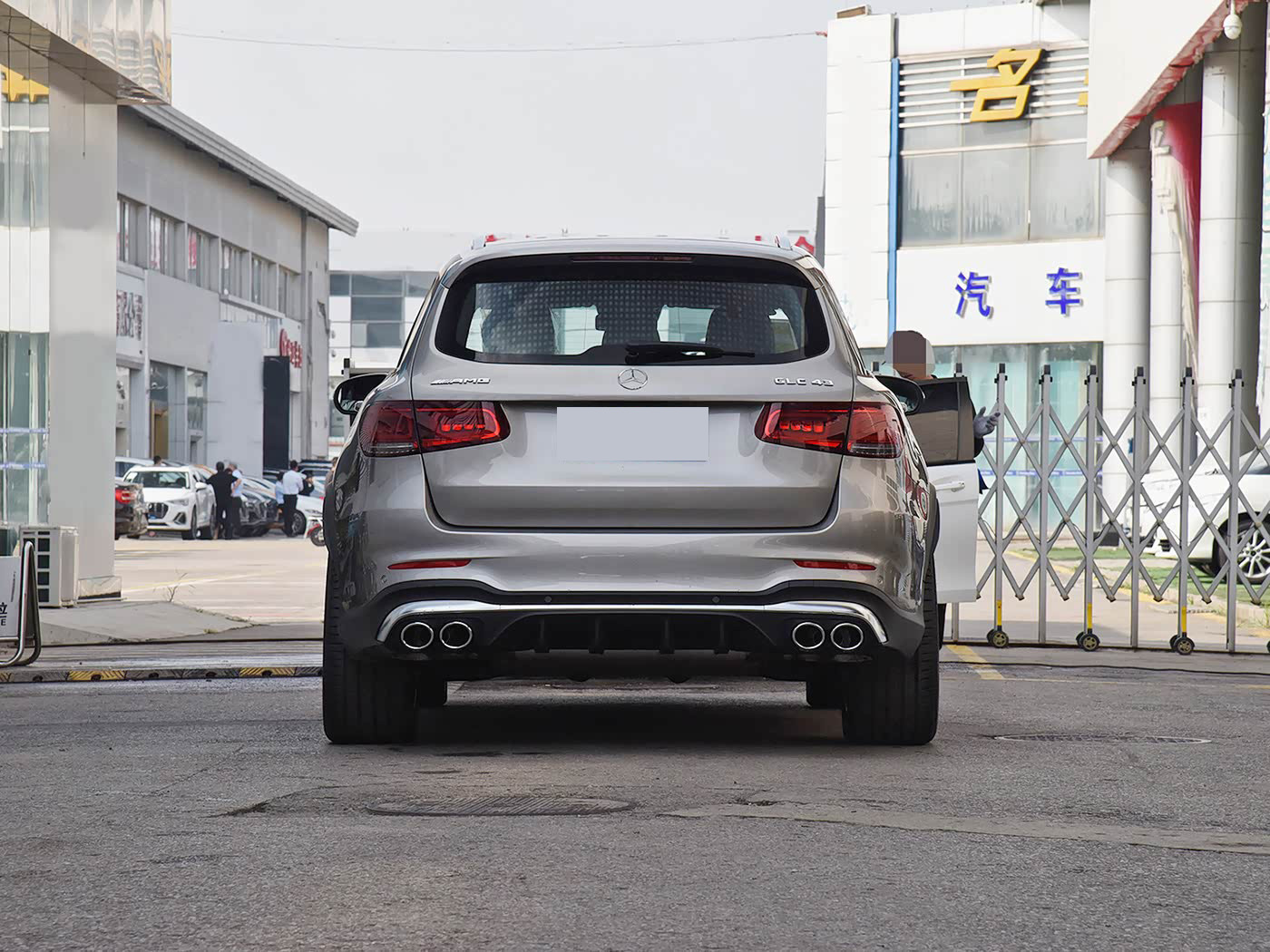 Suitable for 20-22 Mercedes-Benz Glc X253 to 22 Glc43 Amg Surround Upgrade Front and Rear Lip Bars, Grille, and Tail Throat