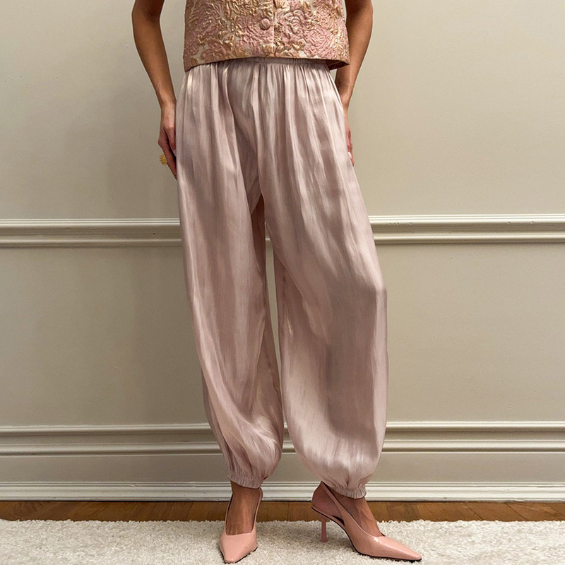 Casual Loose-Fit Pants 2026 Spring/Summer New Style Versatile Comfortable Slimming Harem Pants Cross-Border European and American Fashion