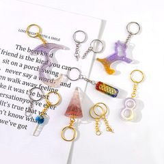 Flower Cambodia Pendant Keychain Accessories Croissant Nails Lobster Clasp Open Circle Pendant Extended Chain Earrings Bracelet Pendant