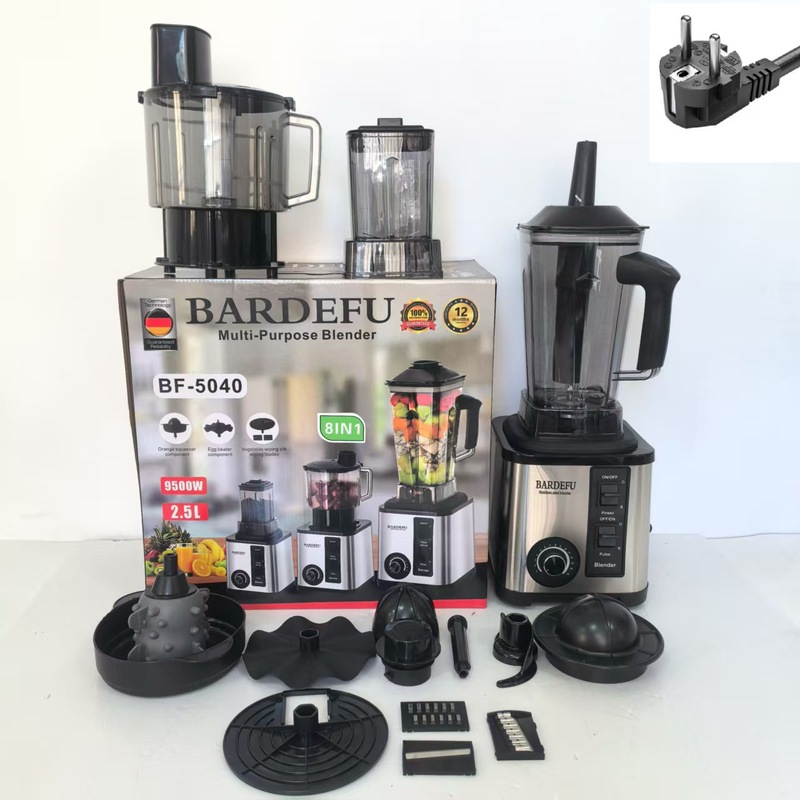 8in1blender纯铜4L跨境搅拌机商用不锈钢大功率绞肉碎冰榨汁机|undefined
