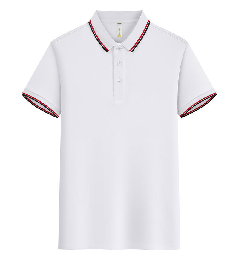 Hielo de oxígeno algodón Asia-Europa código transfronterizo empresa publicidad camisa de trabajo solapa de manga corta polo ropa de trabajo personalizada logotipo impreso
