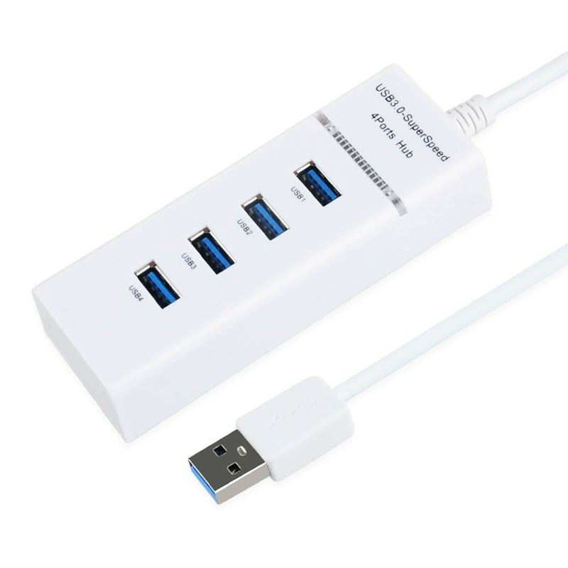 USB-разделитель 3.0 HUB хаб с лампой ноутбук, компьютер USB расширение 1 точка, 4 в один перетаскивать четыре, 5G