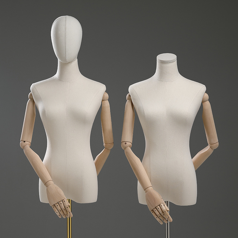 Thickened mannequin half-body dummy mannequin full-body fake human body Korean version women's clothing store mannequin display stand