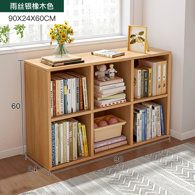 Estantería Estante de piso Estante de piso Estante de libro corto Dormitorio Combinación libre Gabinete de rejilla Ventana salediza Gabinete de almacenamiento de balcón Armario de almacenamiento