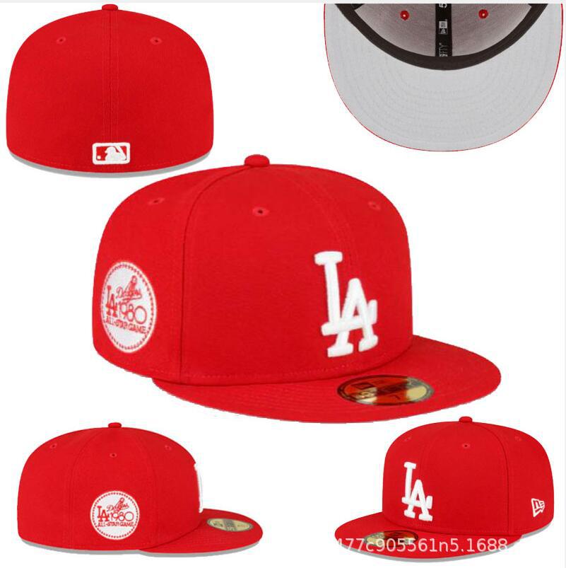 Todo cerrado, no ajustable, anti-uso de sombreros de béisbol al por mayor de comercio exterior de LA, hombres y mujeres, sombrilla de hip-hop estadounidense, sombrero de ala plana NY