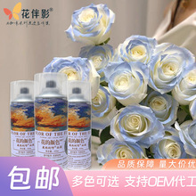 450ml鲜花喷色剂喷漆 漆花艺鲜花喷漆自喷漆碎冰蓝彩花颜色着色剂