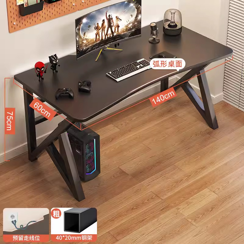 Mesa de deportes electrónicos con tablero de agujeros, estantería, dormitorio, banco de trabajo simple, escritorio de estudio para estudiantes, escritorio individual, escritorio de escritura