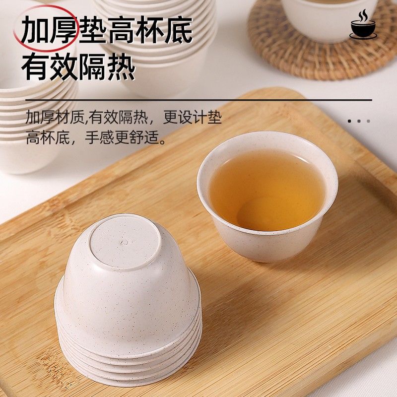 Taza de té de kung fu desechable de alta calidad, taza de vino, taza de té portátil para el Año Nuevo, taza de té para los invitados