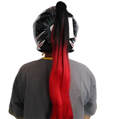 Motosiklet dəbilqələri DIY Detachable Suction Cup - black-and-red-gradient-color