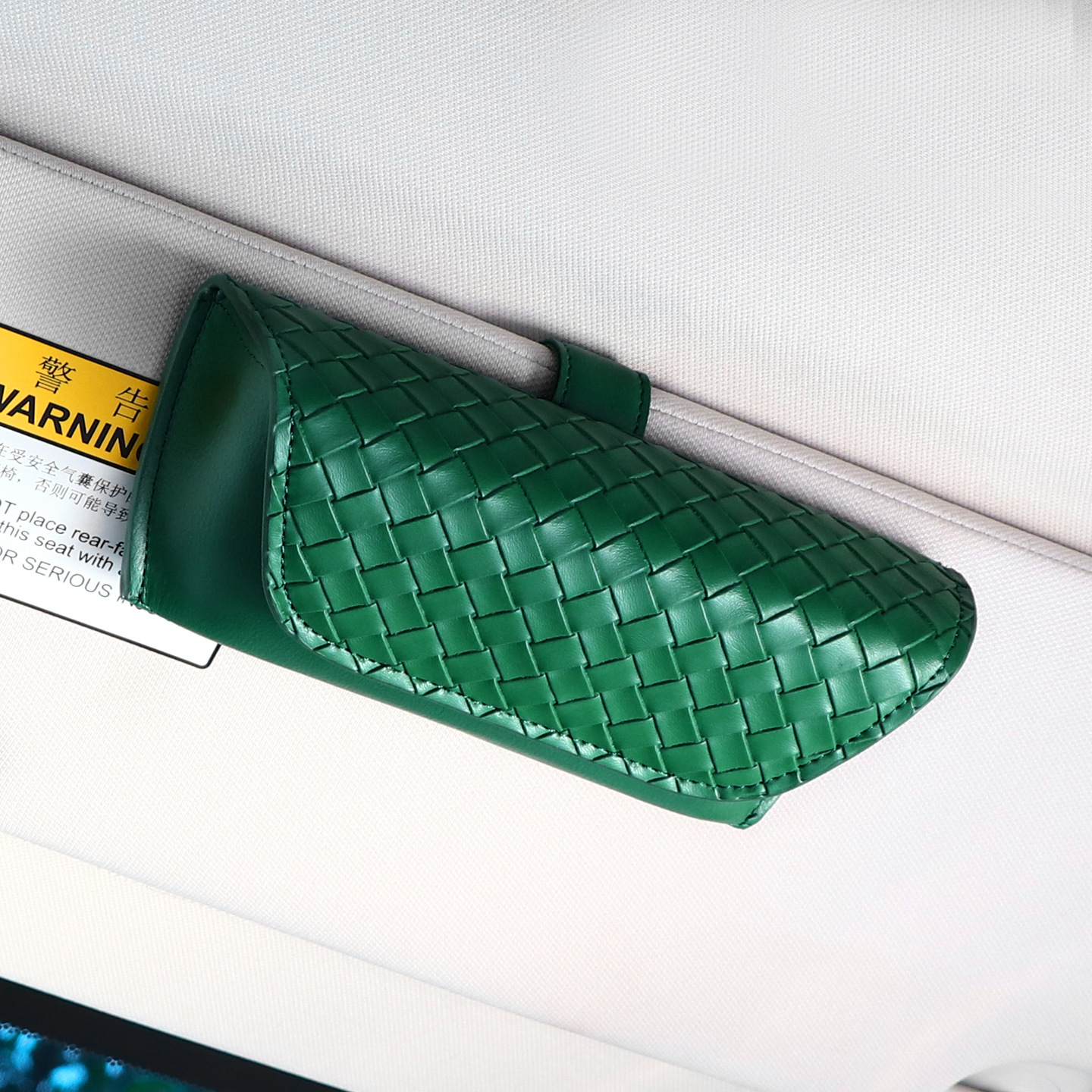 KAKTUS – Car tissue box/set Tissue Box Glasses - car-glasses-case-dark-green