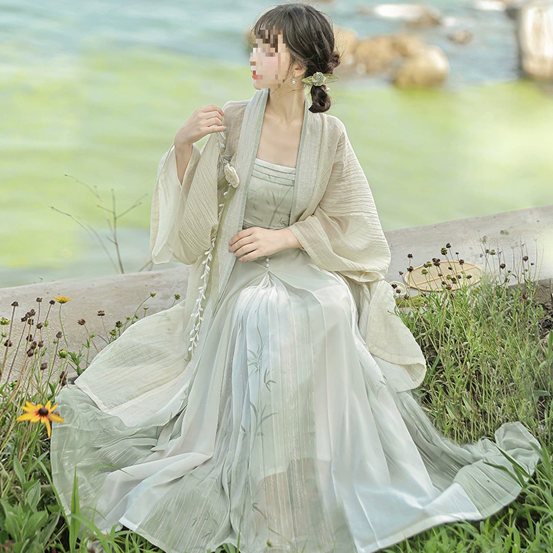 Genuine design Hanfu, set, Chinese style