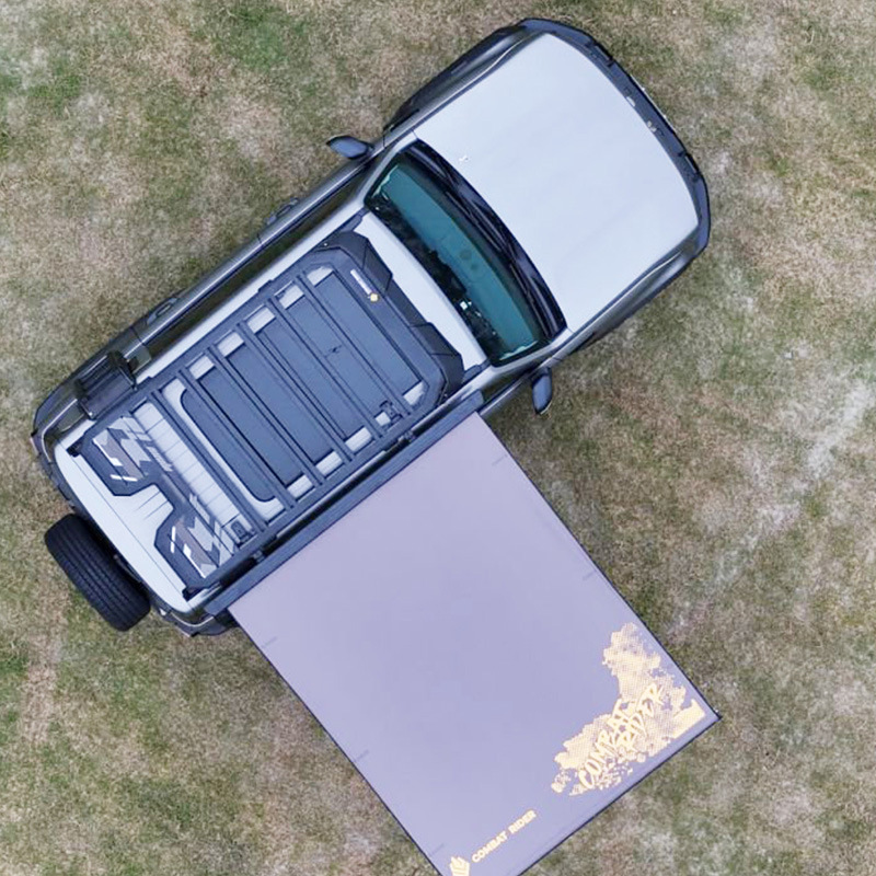 Beijing BJ40 roof rack side ladder schoolbag side account explorer car modified aluminum alloy roof platform