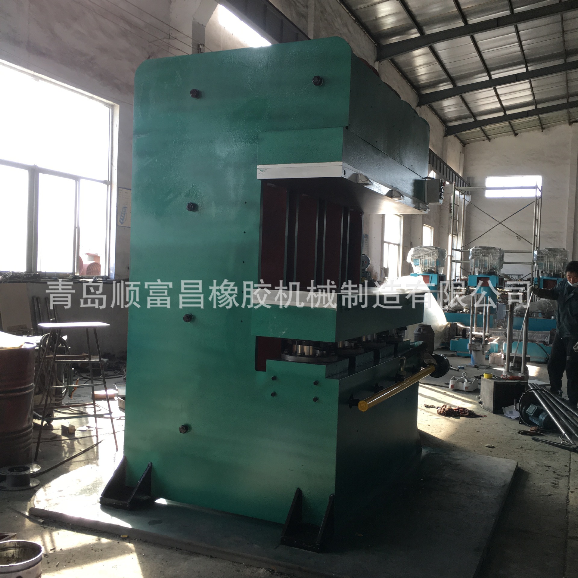 可固定模具鄂式无限长密封圈热压硫化成型机 200吨颚式自动硫化机