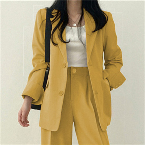Women's Spring 2025 New Korean Style Suit Jacket with Blue Design Sense, Unique and Stylish for Commuting