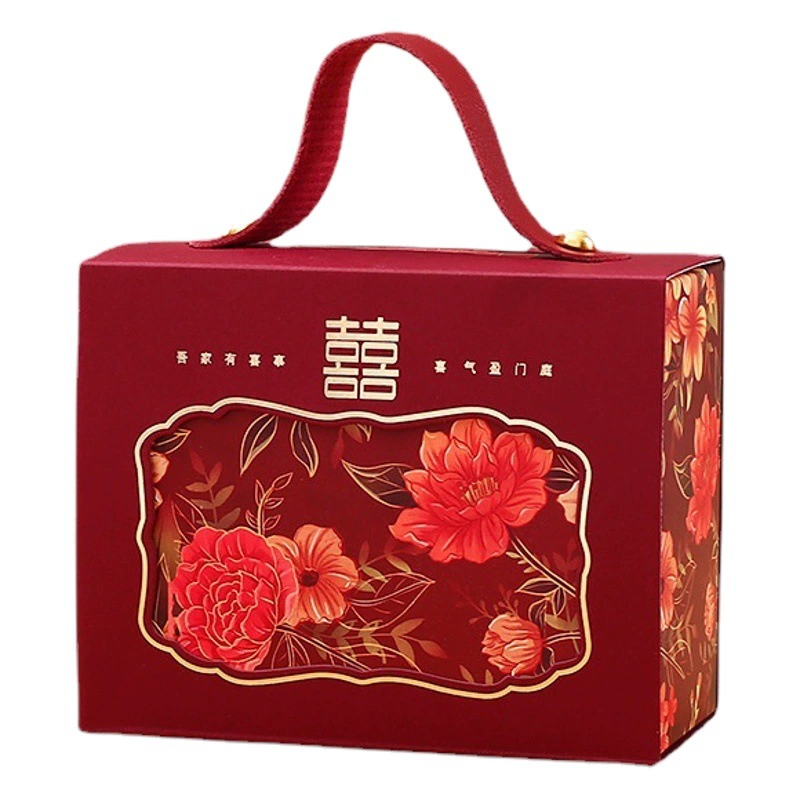 Свадебные принадлежности: коробка для конфет в китайском стиле, свадебные сувениры, пакет для конфет, портативная коробка для конфет, подарочная коробка для конфет, пустая.