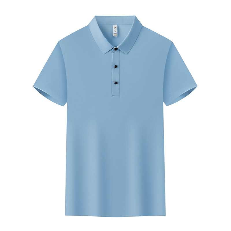 Camiseta de solapa de manga corta de golf que no deja marcas Camiseta de polo para hombre de lujo ligero de alta gama Camiseta de polo de secado rápido deportiva personalizada