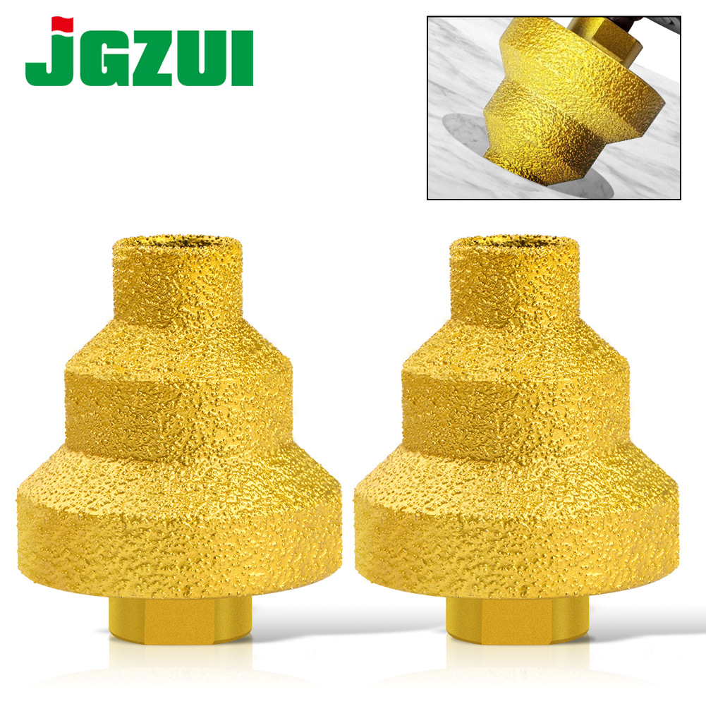 钎焊多层锥形扩孔器金刚石瓷砖大理石开孔修边混凝土倒角器批发