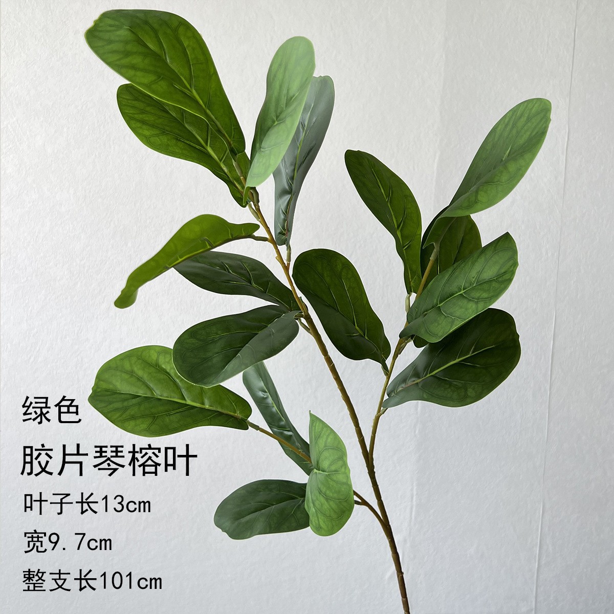 Hoja de Banyan de piano de película - verde