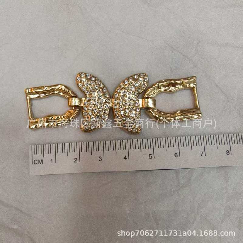 广州新鑫五金商行批发  蝴蝶造型五金服装服饰配件 装饰扣 简约风|undefined