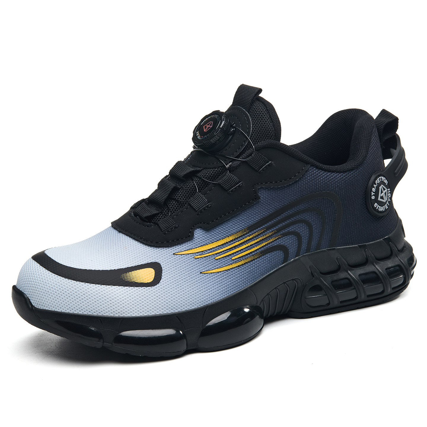 Nuevo botón giratorio multicolor 266 + 262 resistente al desgaste y transpirable anti-perforación zapatos de protección laboral suaves