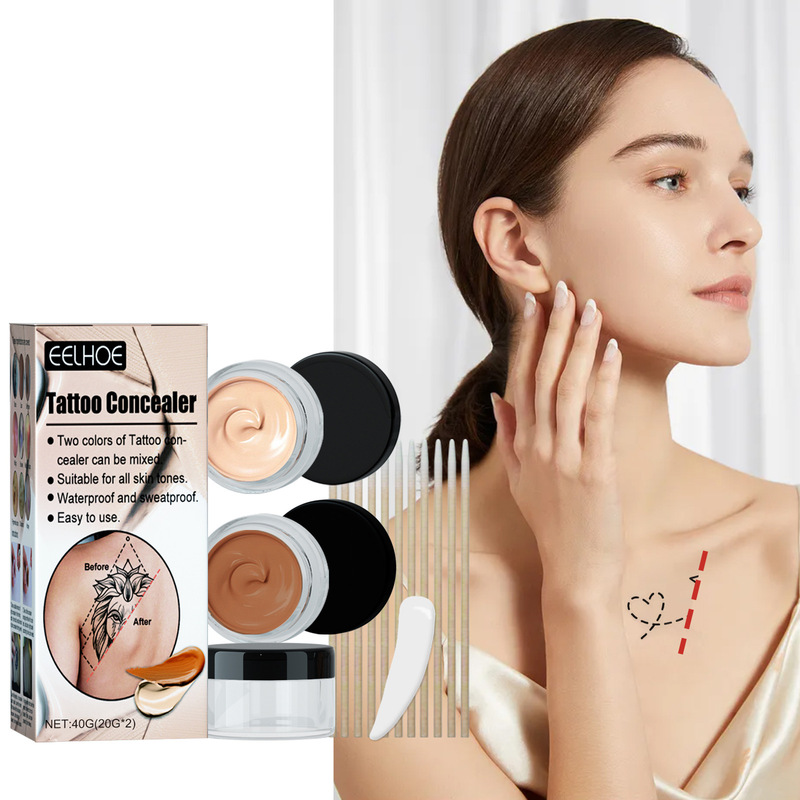 Eelhoe Tattoo Concealer Cream Gentle Ingredients Moisturizing Nourishing Cleansing Tattoo Tattoo Print Concealer Cream Eelhoe Tattoo Concealer Cream Gentle Ingredients Moisturizing Nourishing Cleansing Tattoo Tattoo Print Concealer Cream