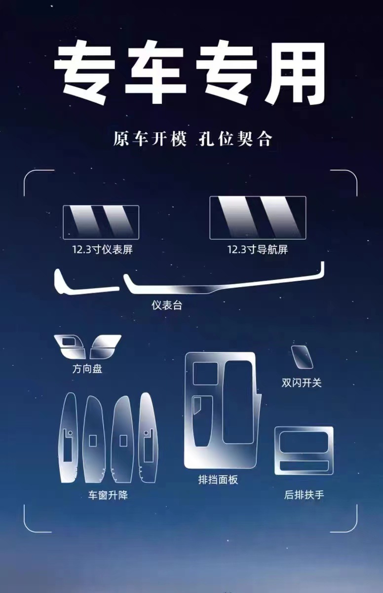 24/25 Ninth Generation Special Toyota Camry Interior Protection Tpu Film Navigation Central Control Screen Instrument Film