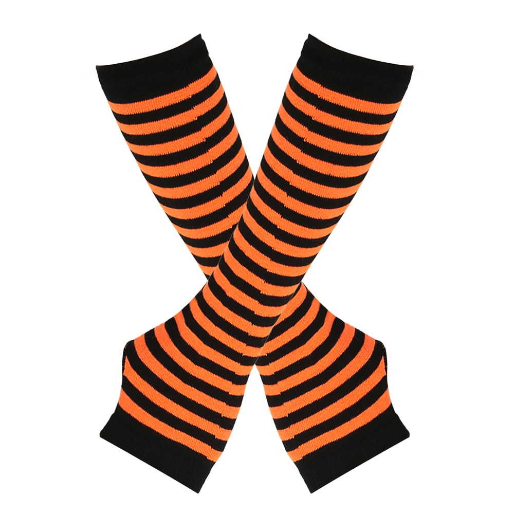 주황색 검정색/얇은 스트립 12