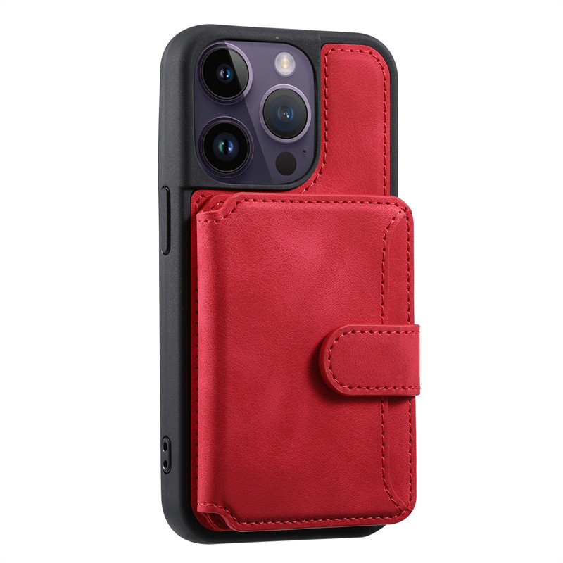 Apple 16pro max Skin-feeling Frosted Card Phone Case for Foreign Trade A56 Magnetic Samsung S25 Protective Case Apple 16pro max Skin-feeling Frosted Card Phone Case for Foreign Trade A56 Magnetic Samsung S25 Protective Case