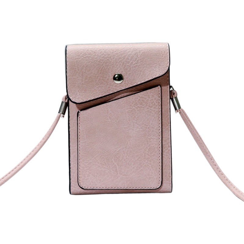 Bolsa de teléfono móvil de color sólido para las mujeres 2022 verano nuevo retro hombro Messenger bolsa versátil MINI BOLSA monedero bolsa