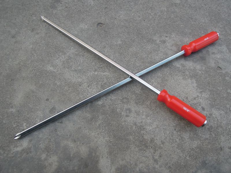 400 / 450mm destornillador de tornillo de cuerpo cruzado 16 pulgadas 18 pulgadas